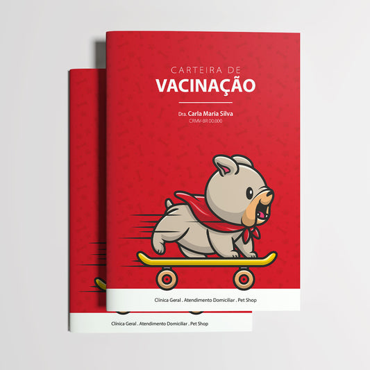 Carteirinha Econômica 8 Páginas | Modelo 006