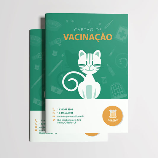 Carteirinha Econômica 8 Páginas | Modelo 011