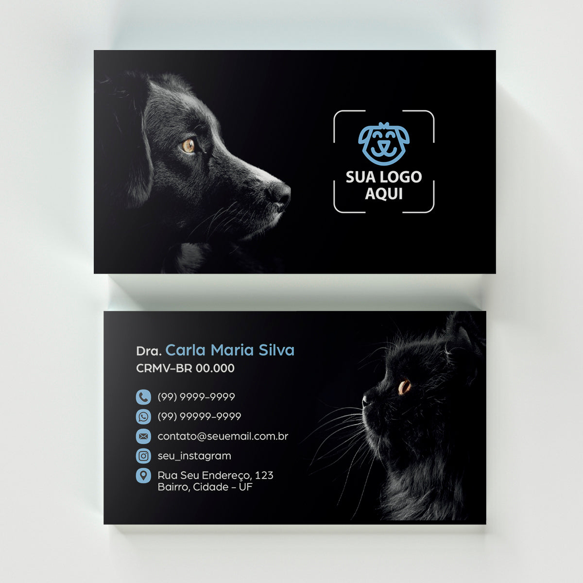 Cartão de Visita Veterinário - VetPrint - Frete grátis para todo o Brasil