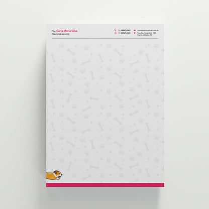 Papel Timbrado A4 | Modelo 005