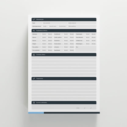 Ficha de Anamnese | Modelo 001