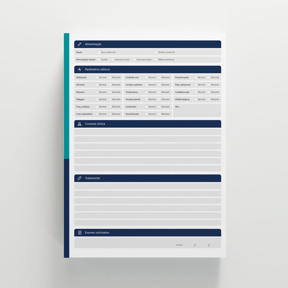 Ficha de Anamnese | Modelo 009