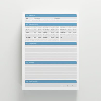 Ficha de Anamnese | Modelo 010