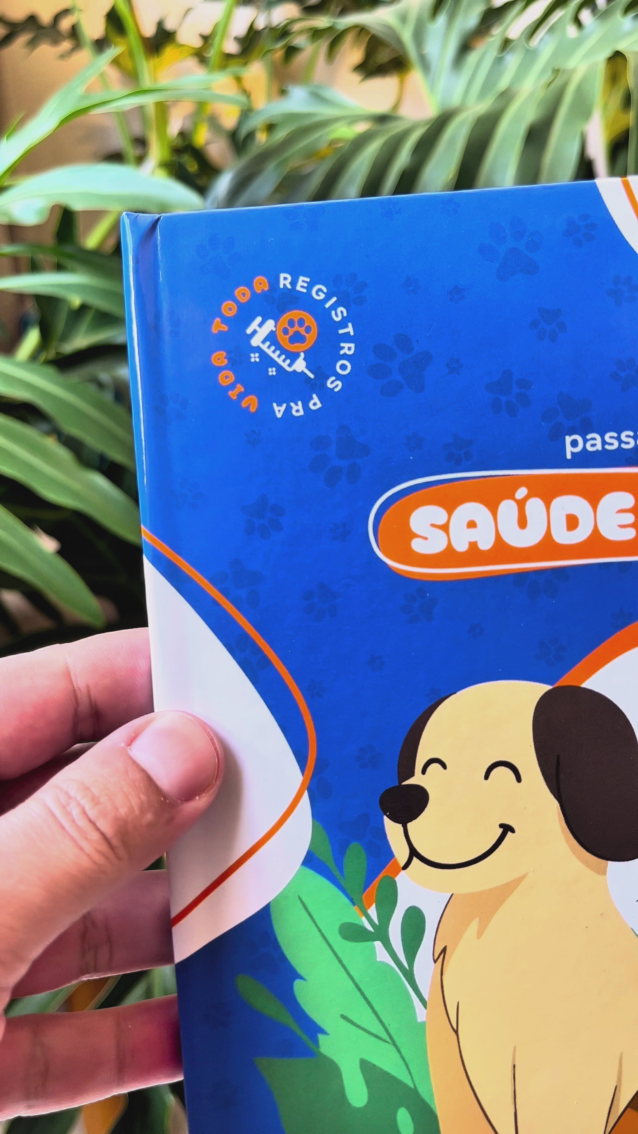 Passaporte de Saúde Pet com Capa Dura